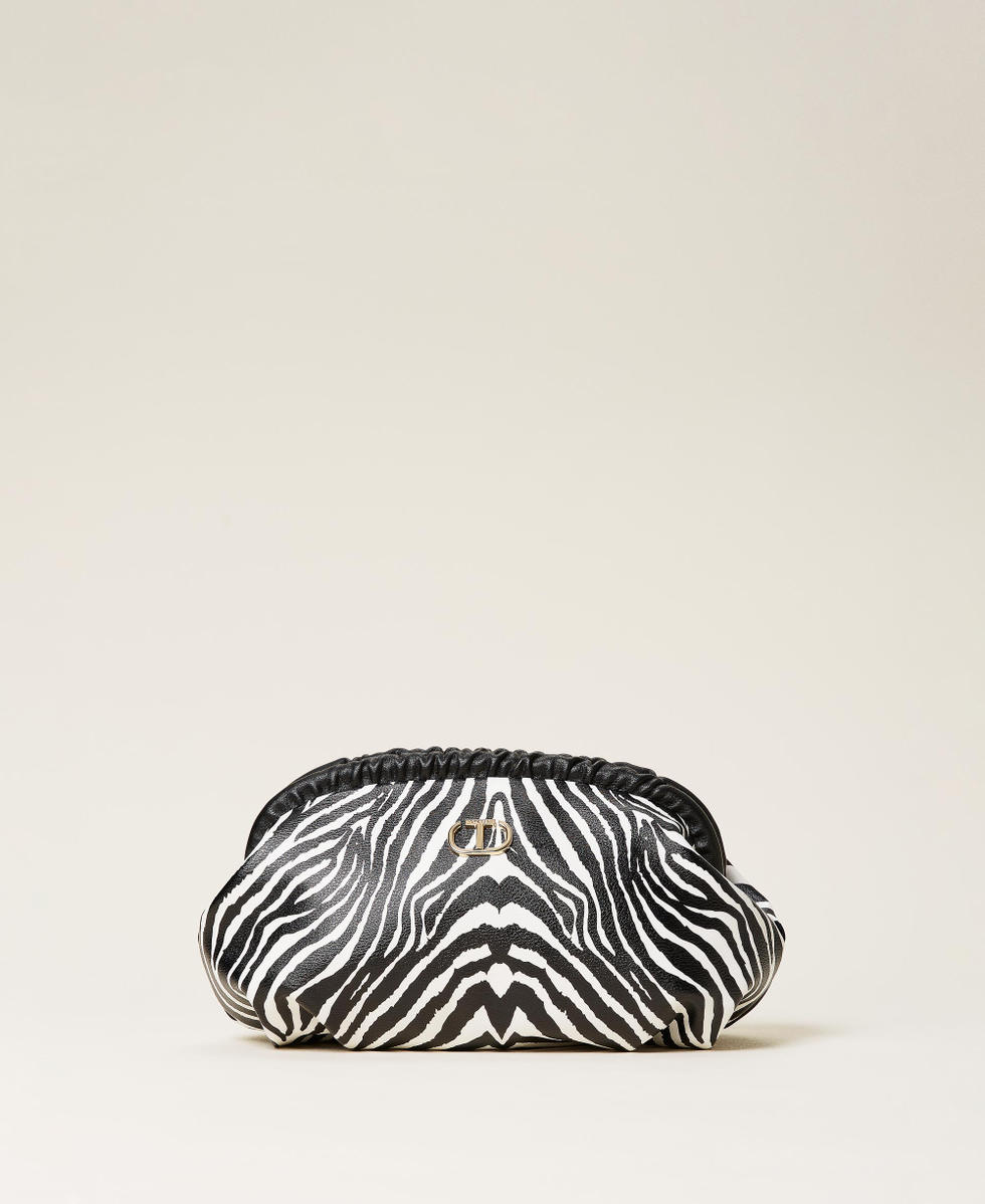 Animal hot sale print clutch