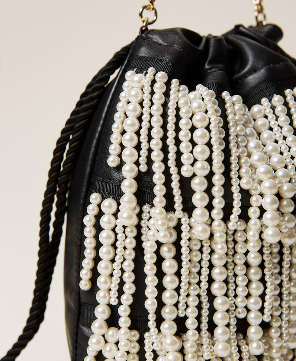 Pearl bucket bag sale