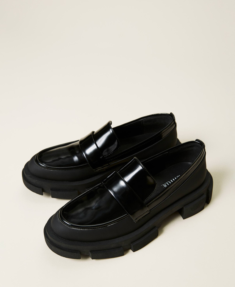 CAFéNOIR Mocassino donna nero in pelle MOCASSINO