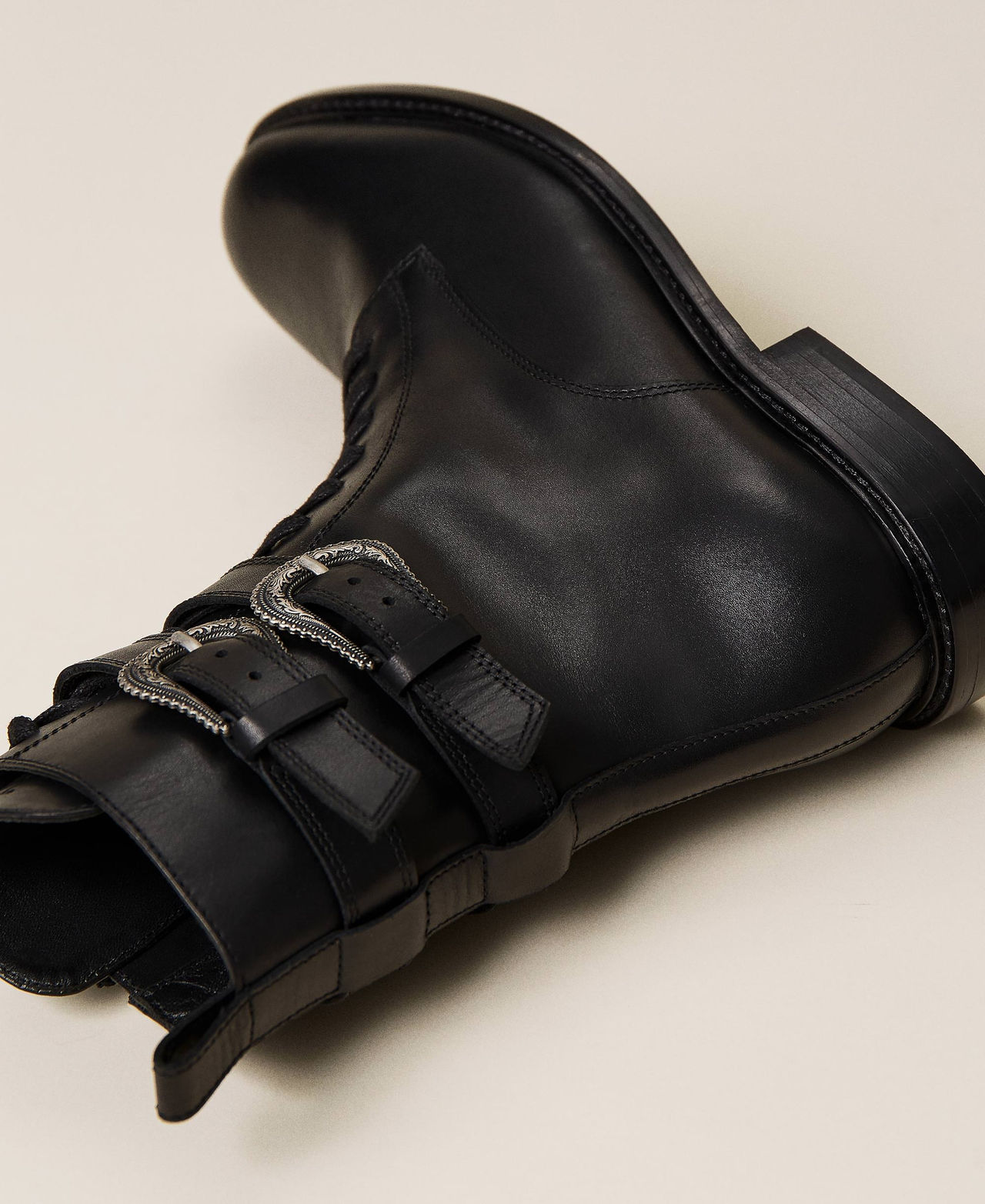 Ботинки-амфибии с двойной пряжкой Черный женщина 212TCP164-03