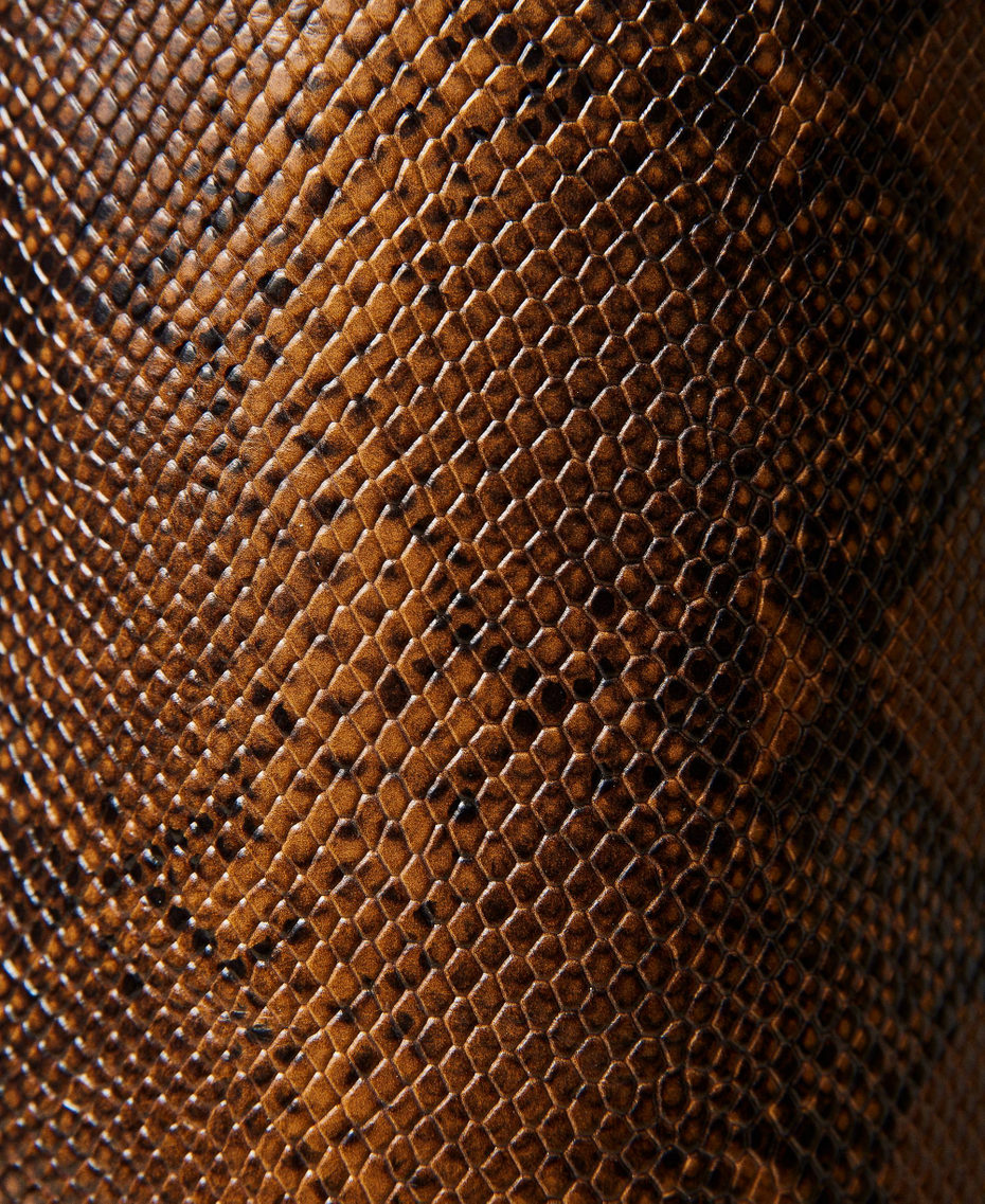 Botas altas de piel animal print Estampado Whips Cuero Mujer 212TCP180-05