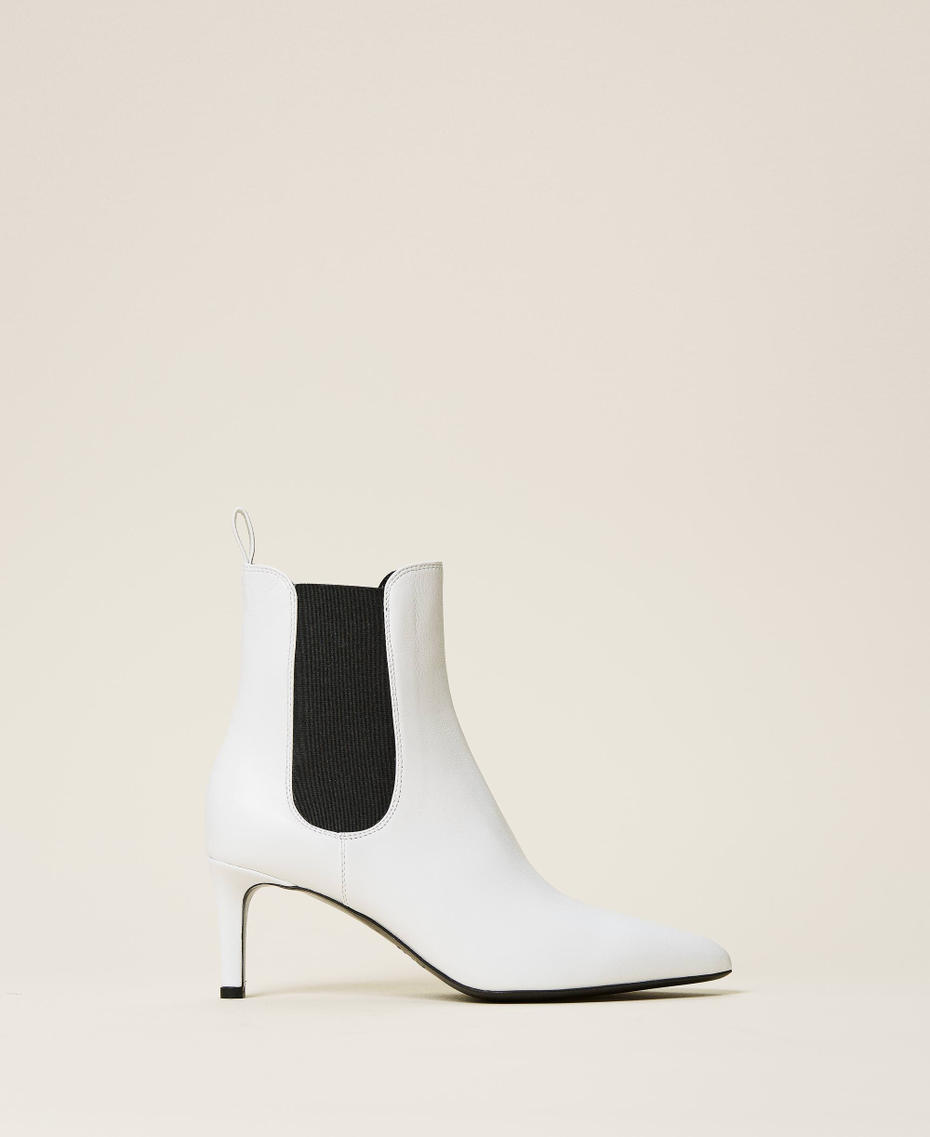 Soft nappa leather ankle boots Off White Woman 212TCT080-01