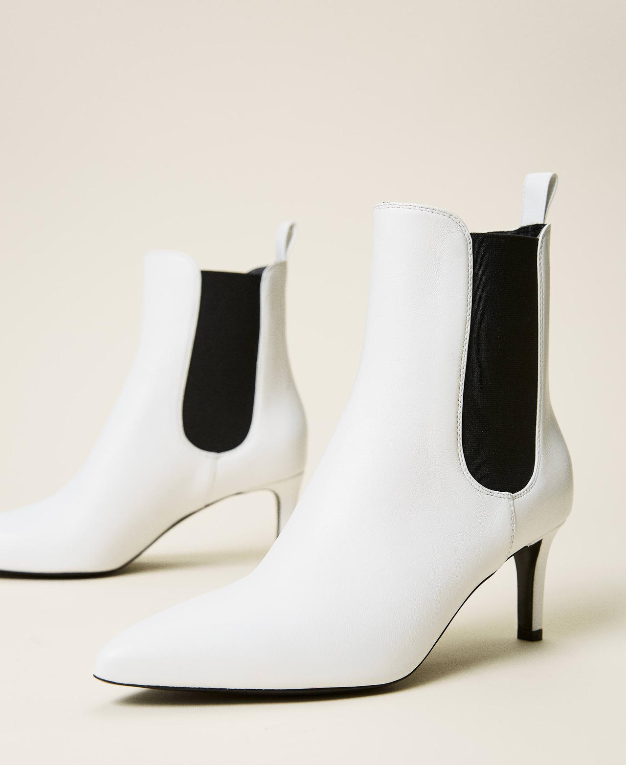 Soft nappa leather ankle boots Off White Woman 212TCT080-02