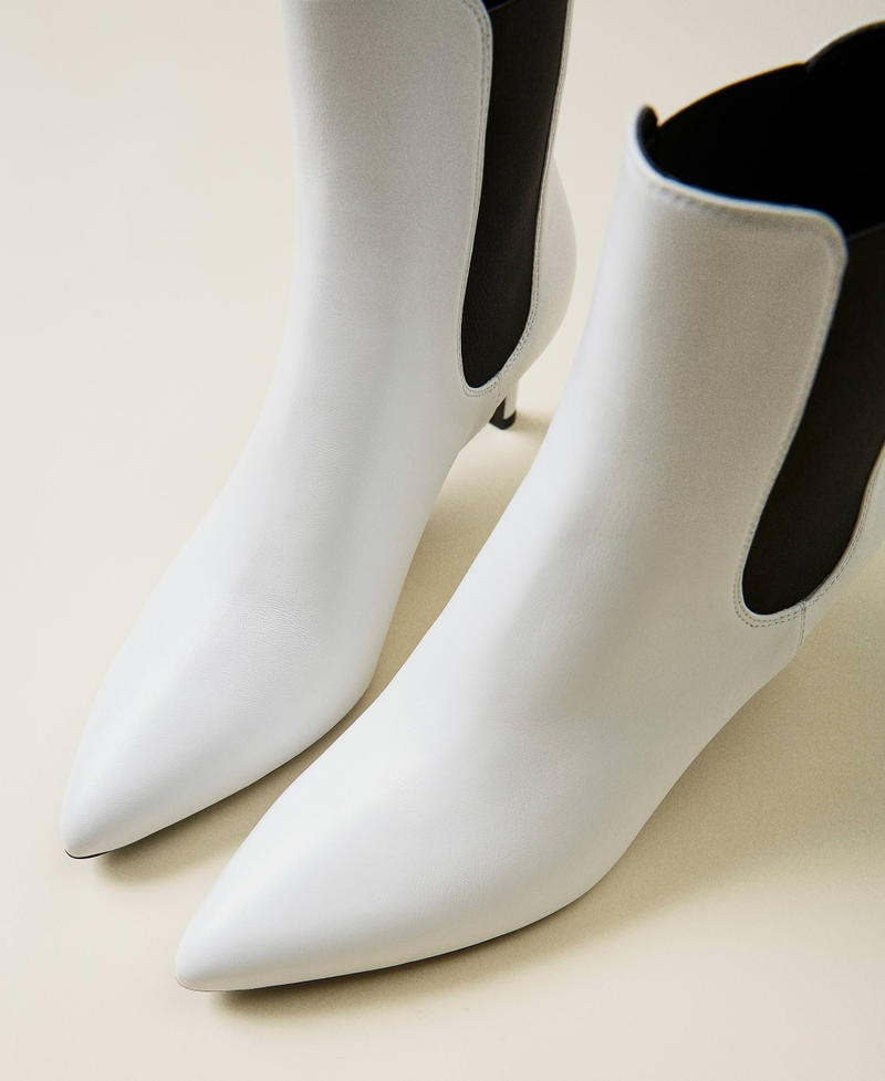 Soft nappa leather ankle boots Off White Woman 212TCT080-03
