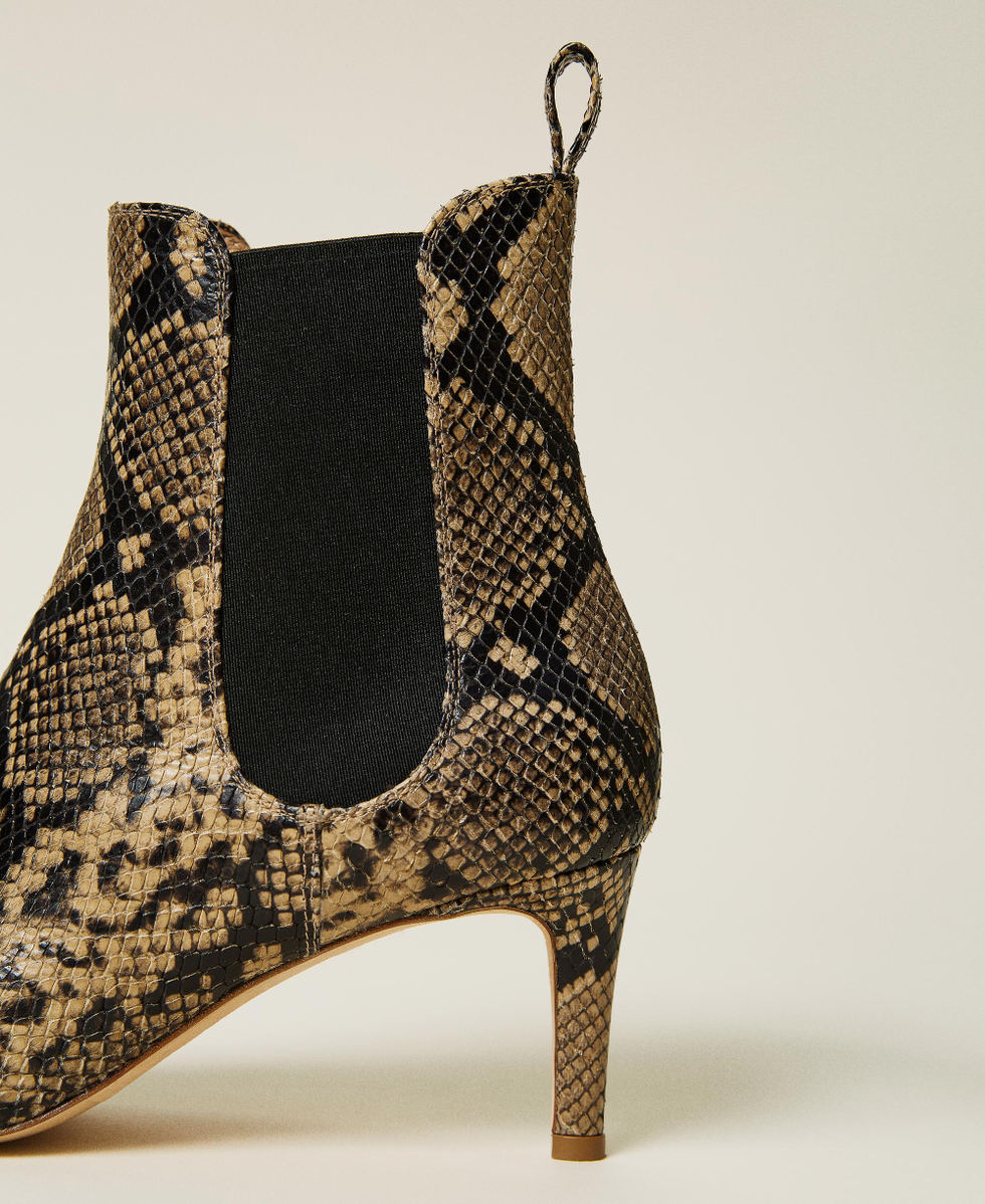 Womens animal print ankle boots on sale