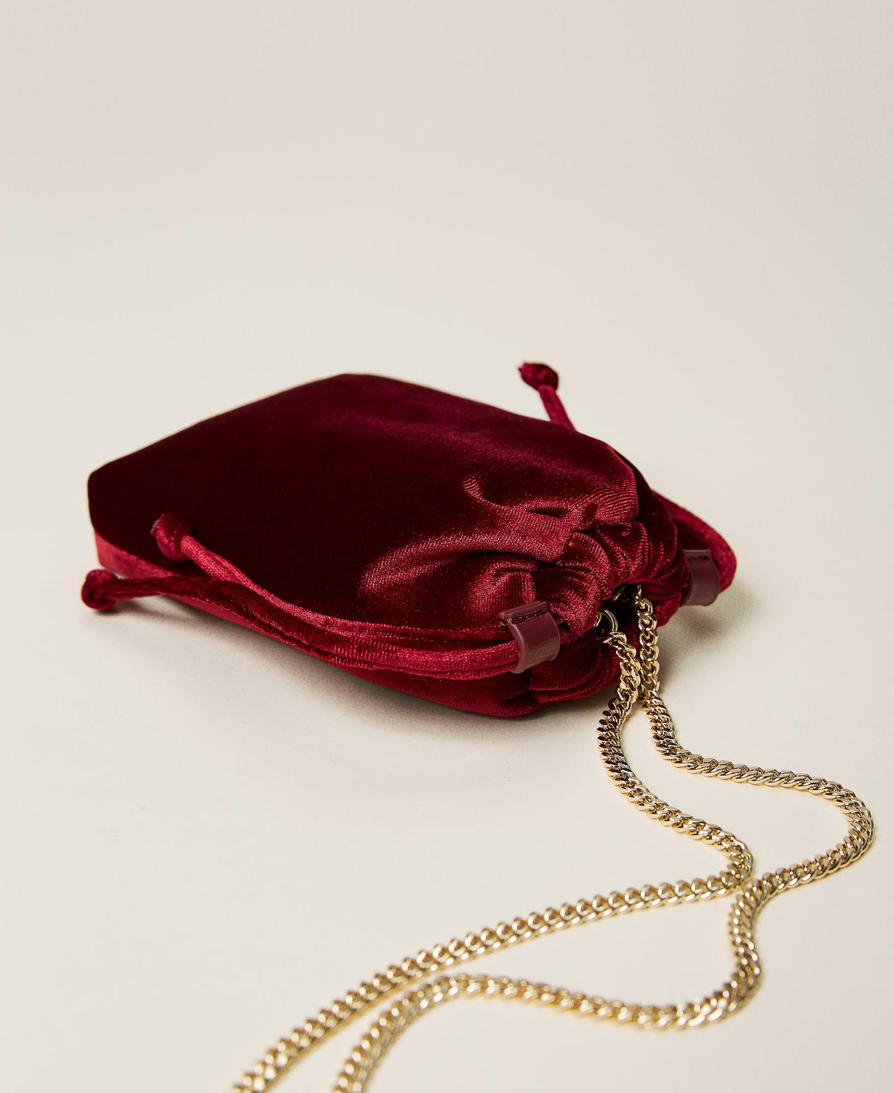 Pochette pour téléphone portable en velours Rouge Cerise Femme 212TD8091-02