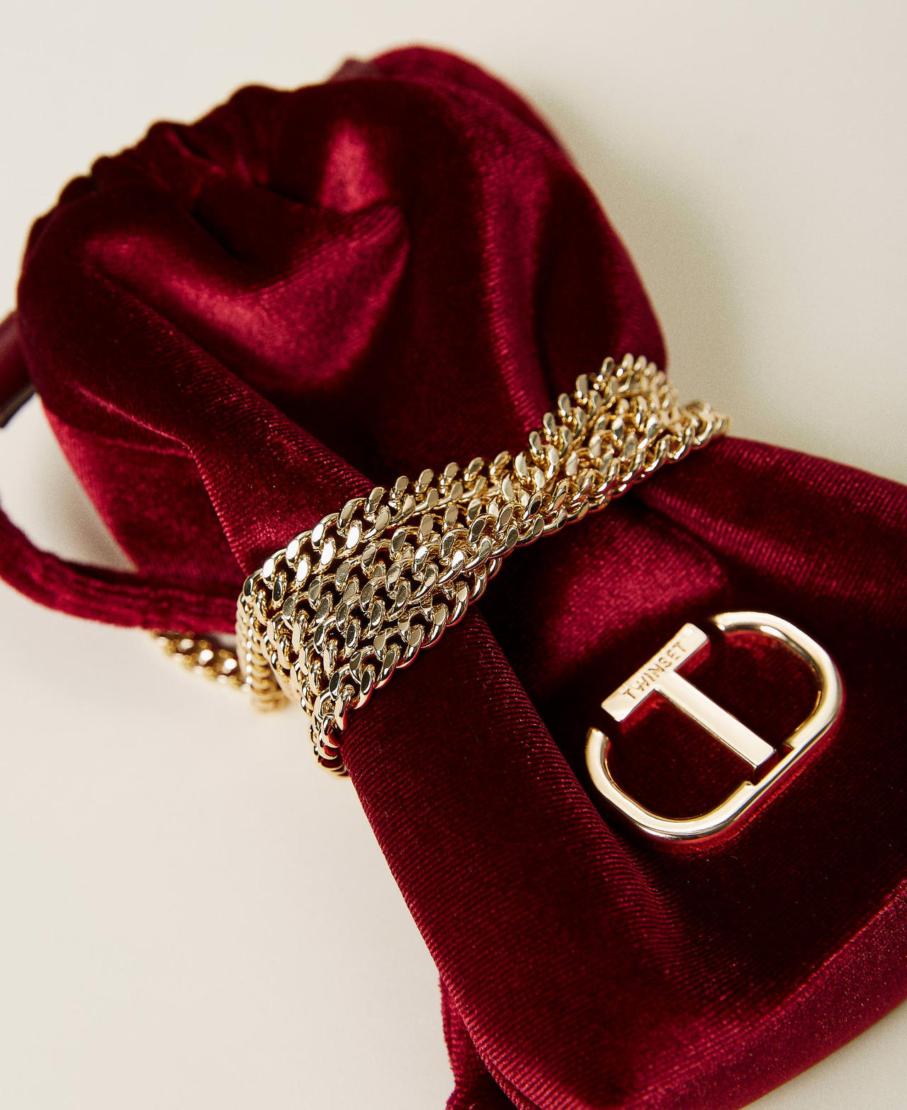 Portacellulare in velluto Rosso Ciliegia Donna 212TD8091-03