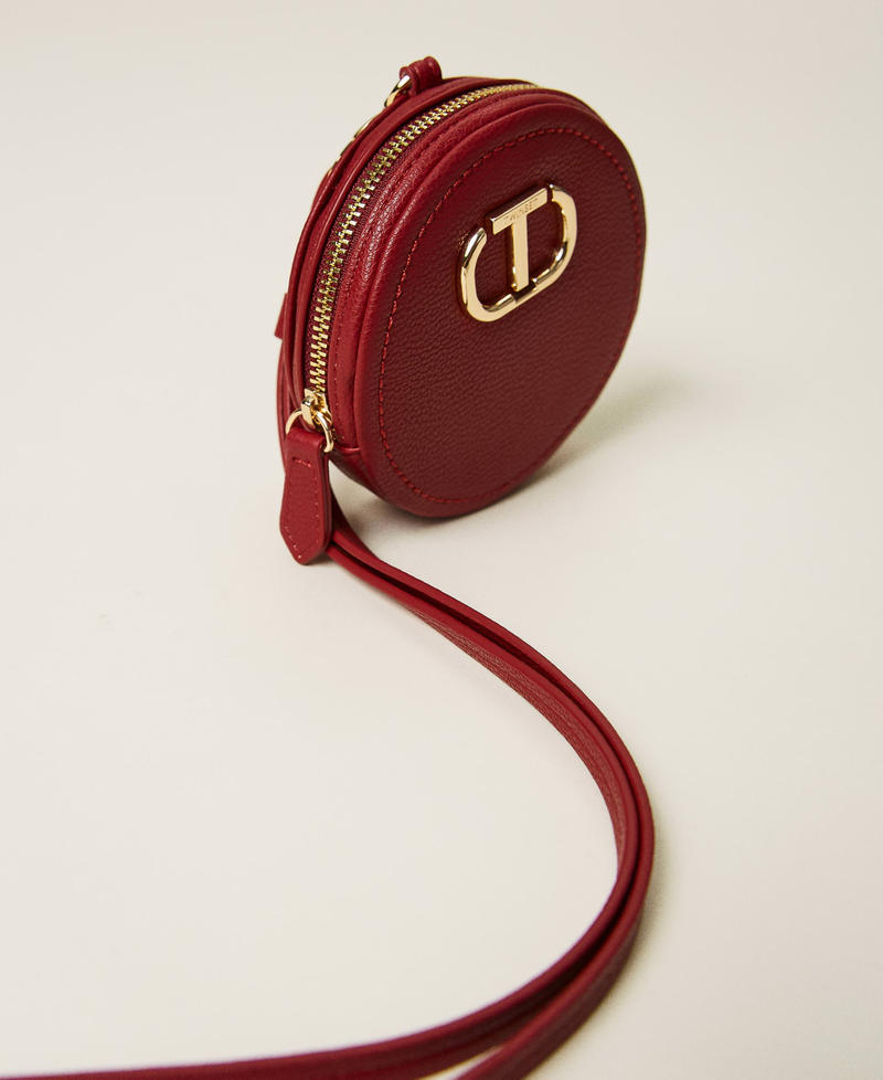 Coin purse with logo Cherry Red Woman 212TD8181-01