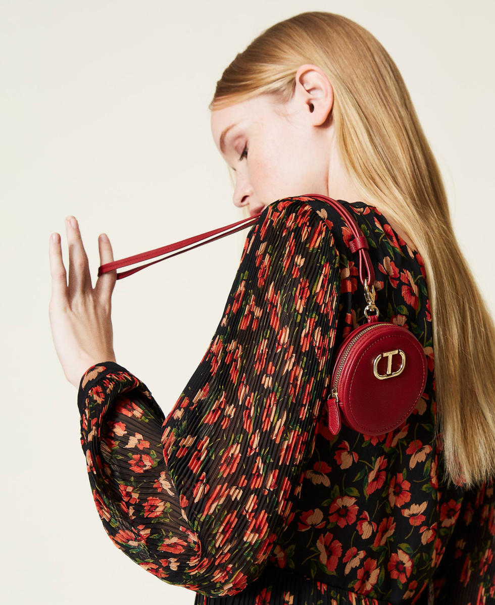 M&uuml;nzt&auml;schchen mit Logo Kirsch Rot Frau 212TD8181-0S