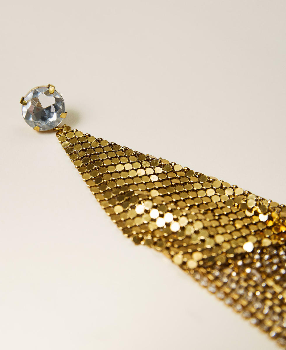 Boucles d&rsquo;oreilles pendantes avec franges Or &laquo;&nbsp;Laiton Vieilli Cuivr&eacute;&nbsp;&raquo; Femme 212TO5065-02