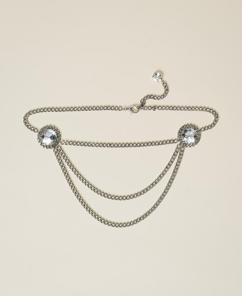 Cintur&oacute;n joya con cadenas Plata Nickel Free Mujer 212TO5091-01