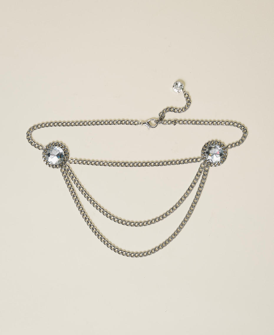 Cintur&oacute;n joya con cadenas Plata Nickel Free Mujer 212TO5091-01