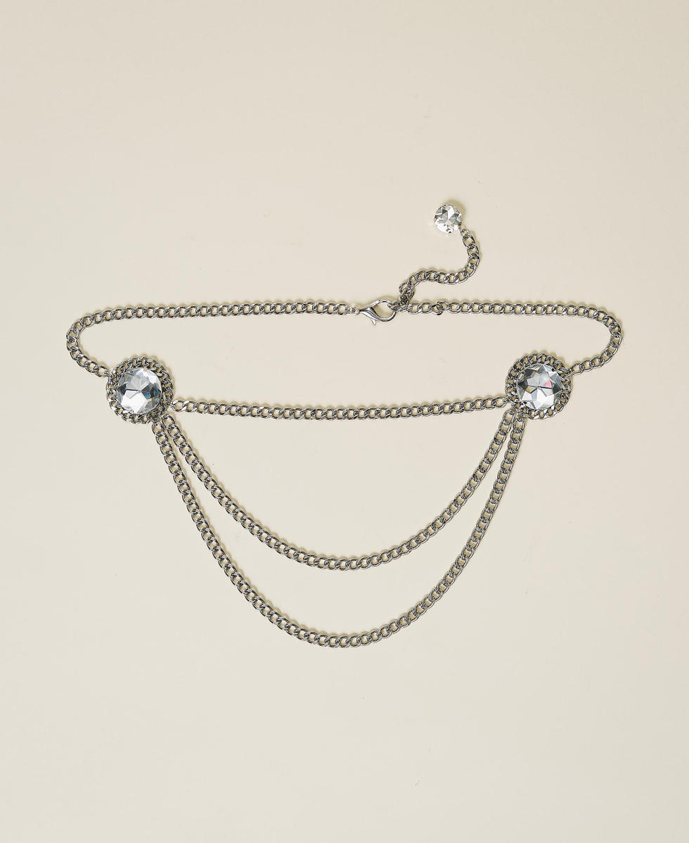 Jewel chain belt sale
