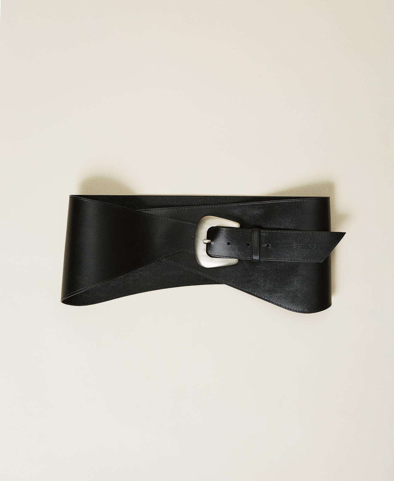 Cintura bustier con fibbia Nero Donna 212TO5096-02