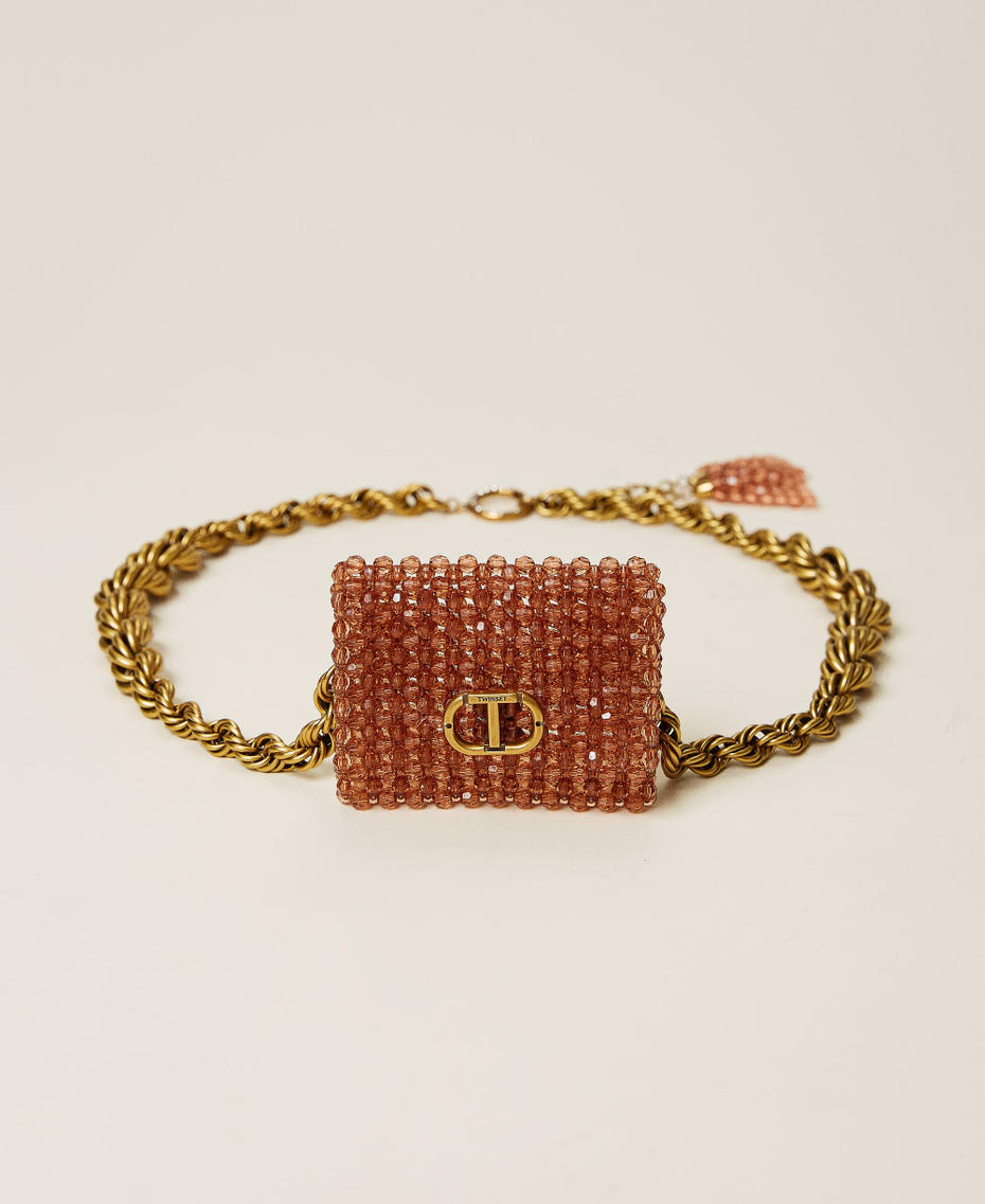 Пояс-ожерелье 'торшон' с кошельком Розовый Каньон женщина 212TO5097-01