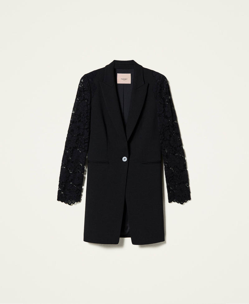 Lace blazer zara sale