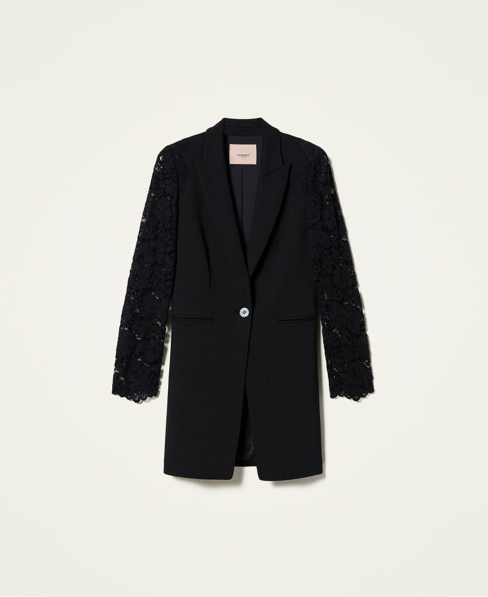 Zara best sale lace blazer