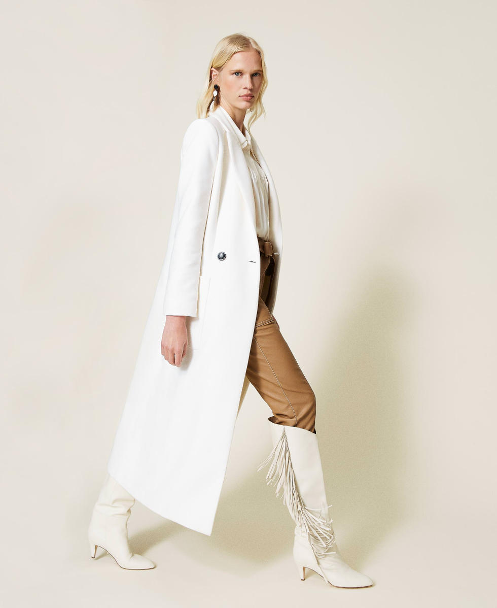 Cappotto bianco donna store