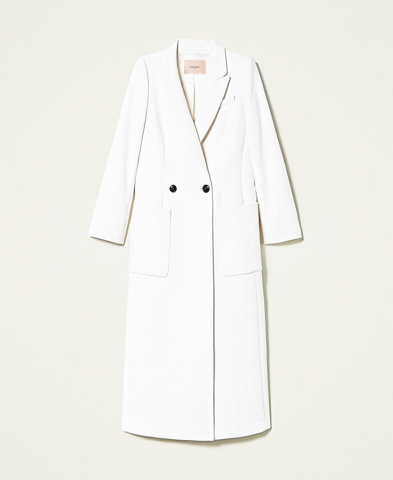 Wool blend long coat White Snow Woman 212TP2181-0S