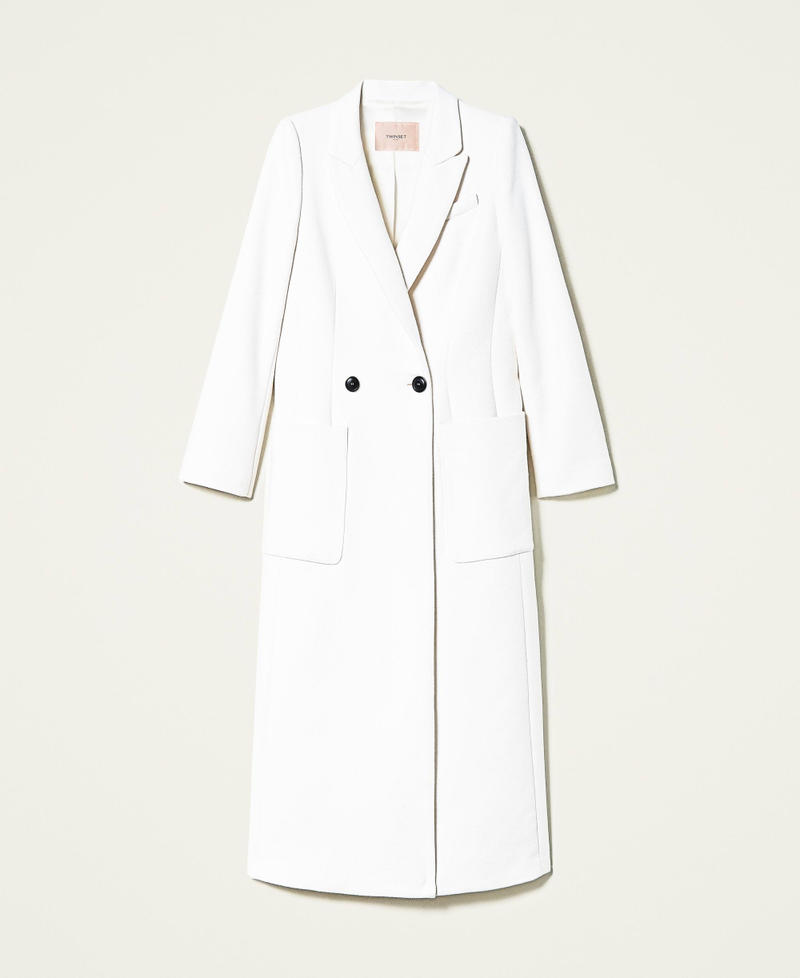Wool blend long coat White Snow Woman 212TP2181-0S