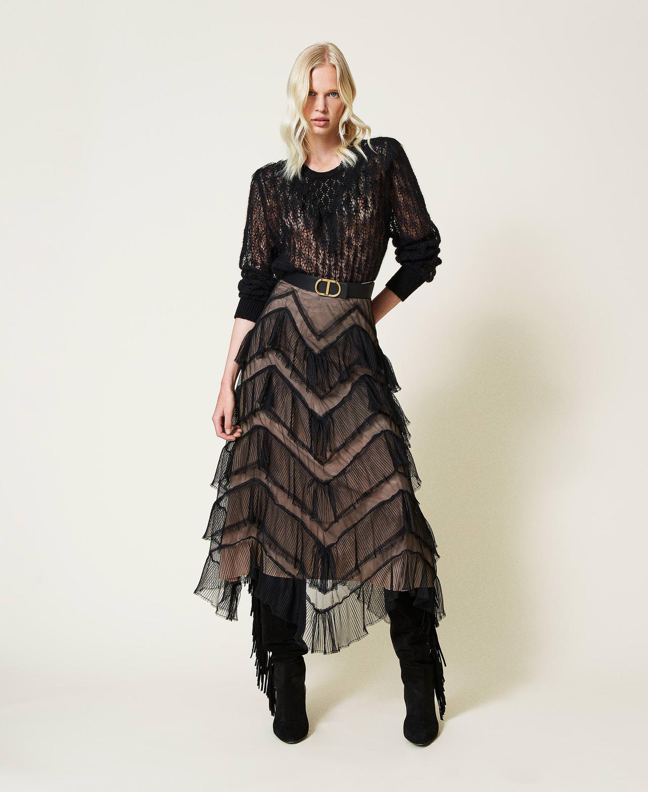 スカート maisonherlipto Vol.2 Ruffled Tulle Skirt Vol.2 Ruffled Tulle Skirt