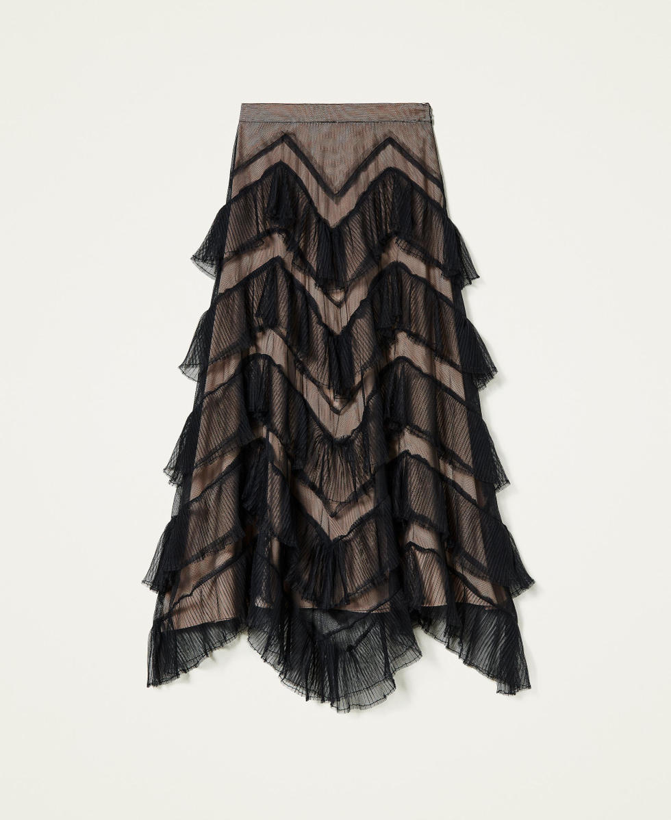 今週限定　lig. tulle skirt Long Tulle Skirt – axes femme from JAPAN