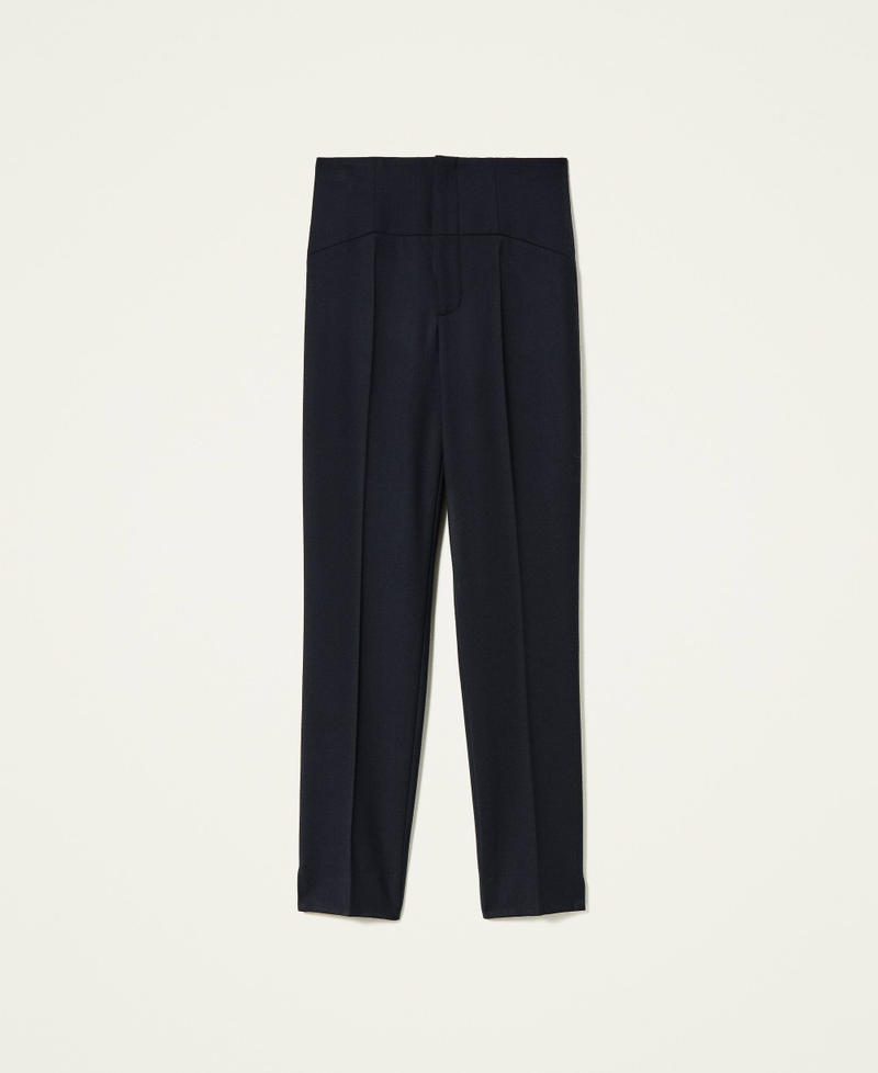 Wool cigarette trousers Black Woman 212TP2490-0S
