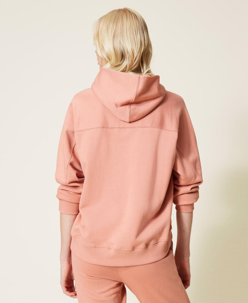 Felpa reebok donna arancione top