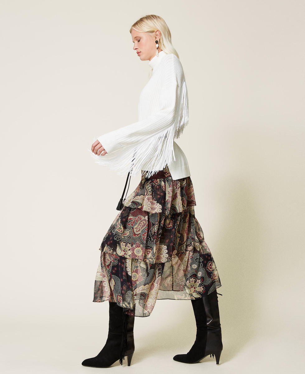 Floral long skirt indian outlet