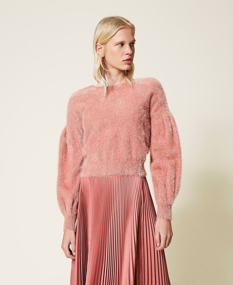 Maglia-cardigan con maniche arricciate Rosa Canyon Donna 212TP3010-04