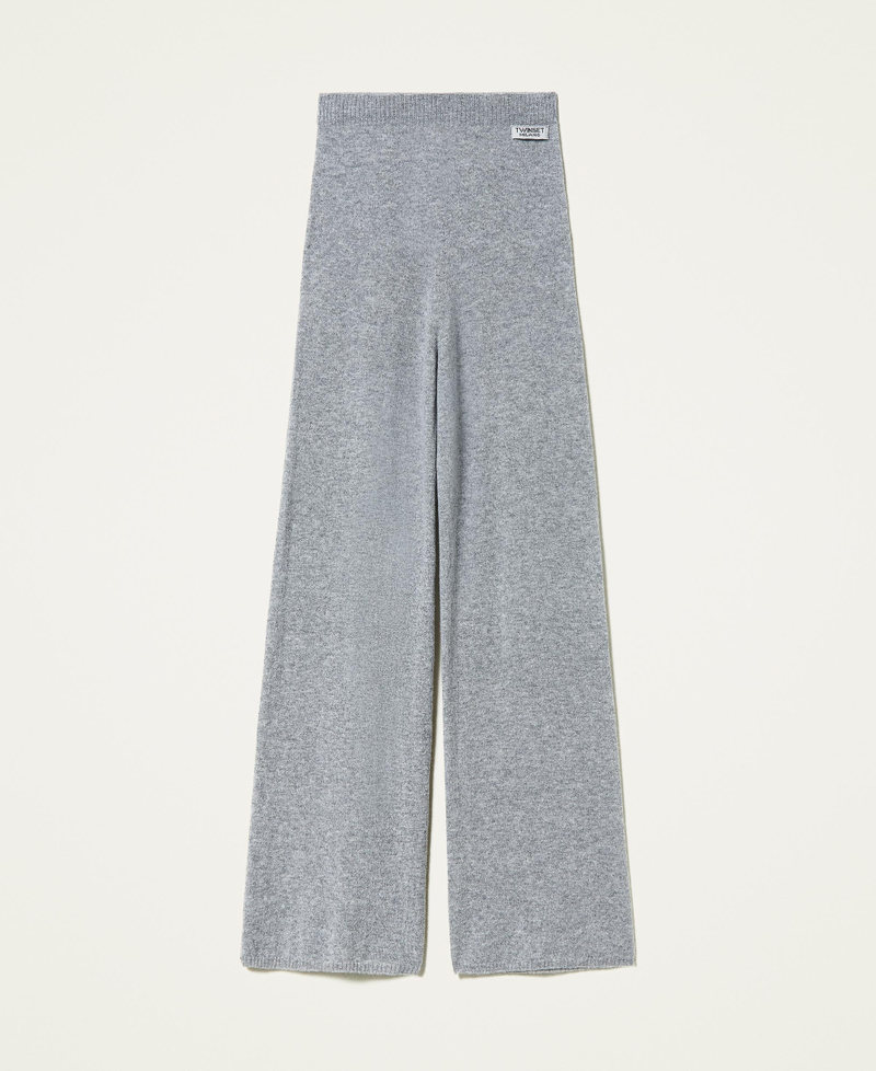 Брюки-палаццо из смесового кашемира Серый M&eacute;lange женщина 212TP3144-0S