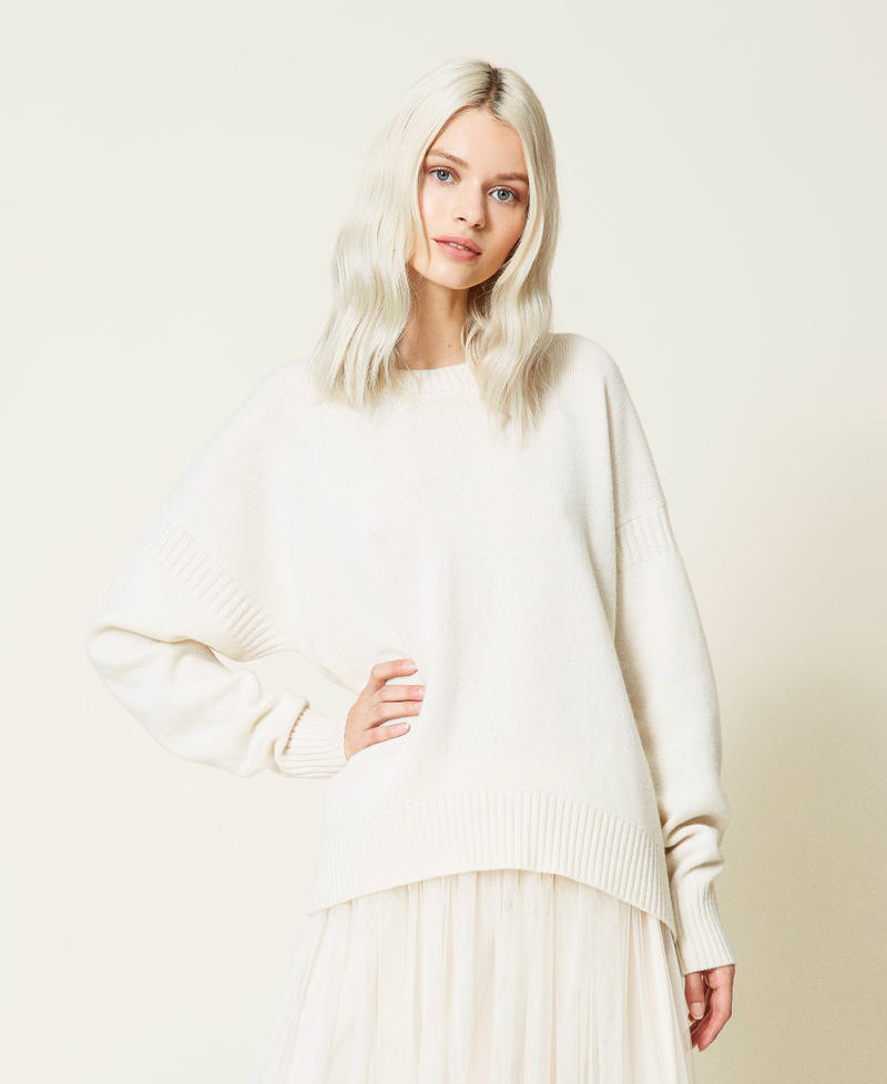 Recycled cashmere blend jumper