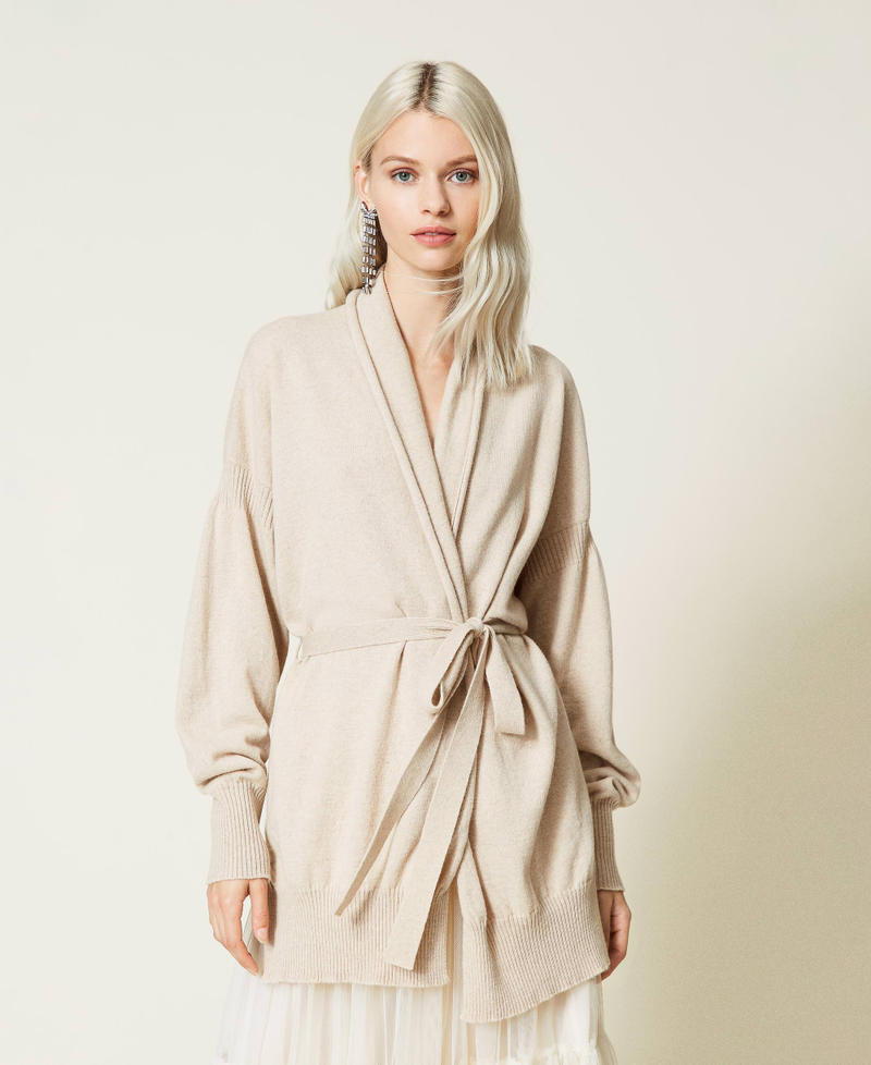 Recycled cashmere blend cardigan