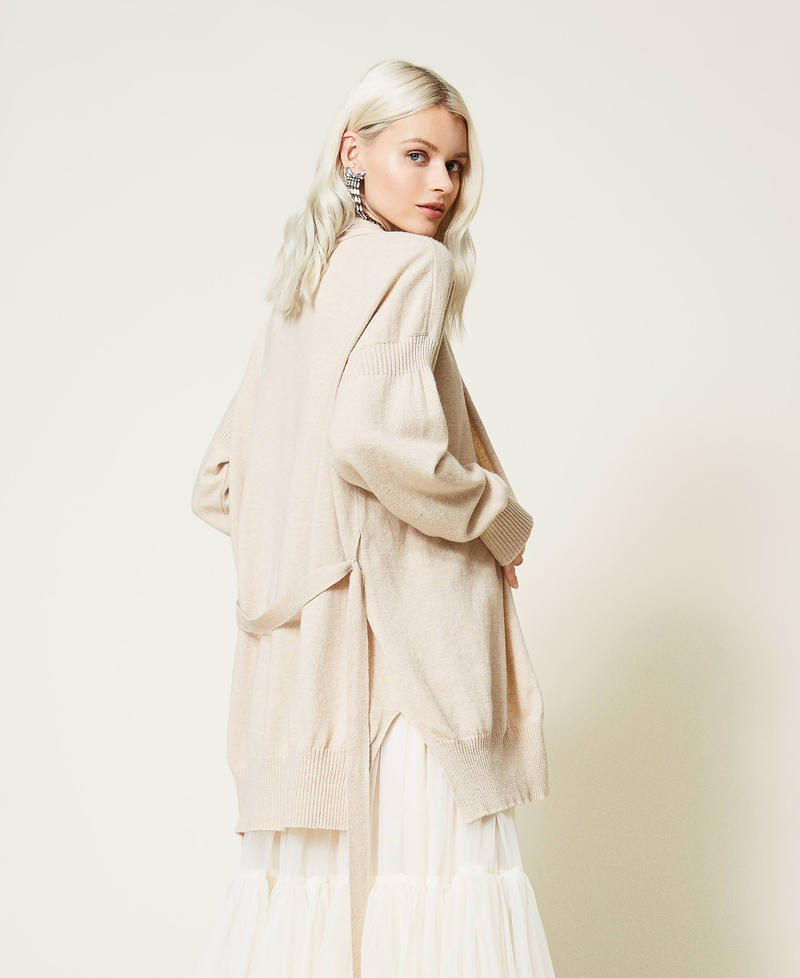 Recycled cashmere blend cardigan