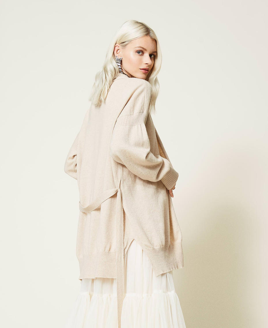 Recycled cashmere blend cardigan