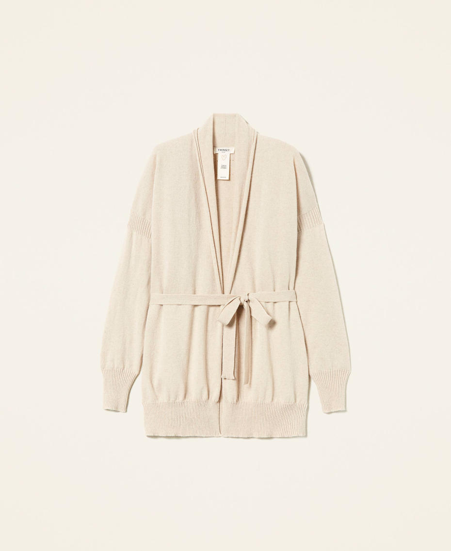 Recycled cashmere blend cardigan