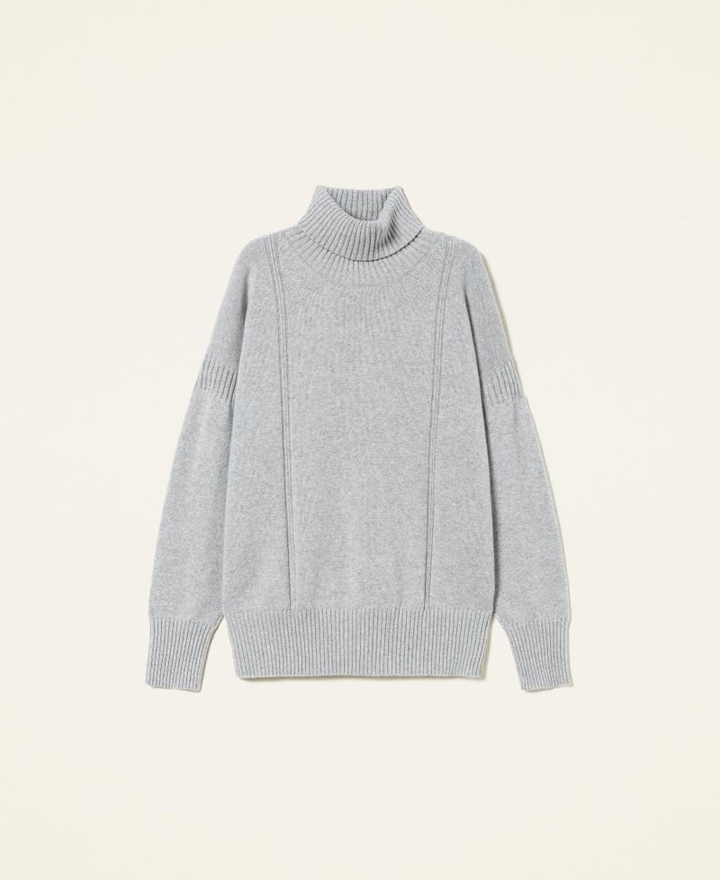 Recycled cashmere blend maxi jumper