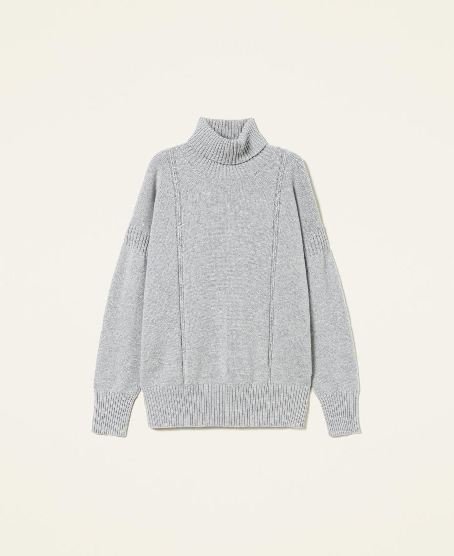 Recycled cashmere blend maxi jumper