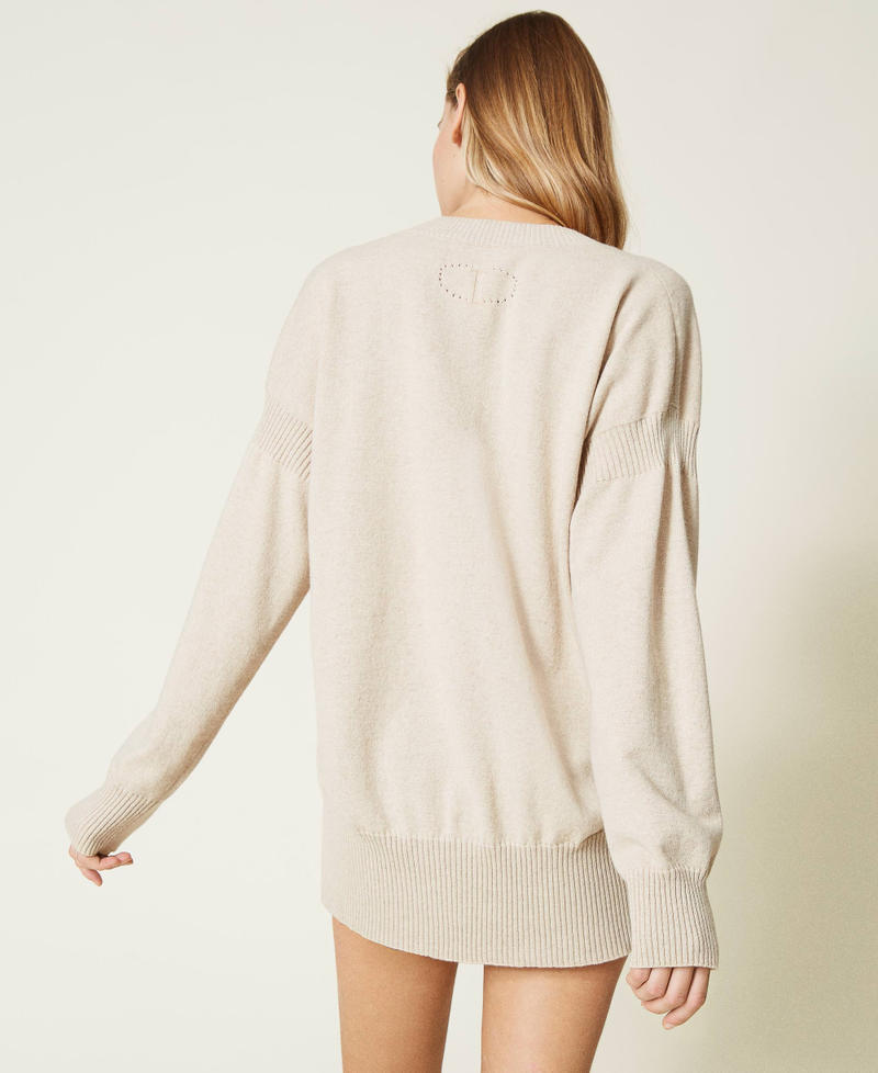 Pull en cachemire m&eacute;lang&eacute; recycl&eacute;