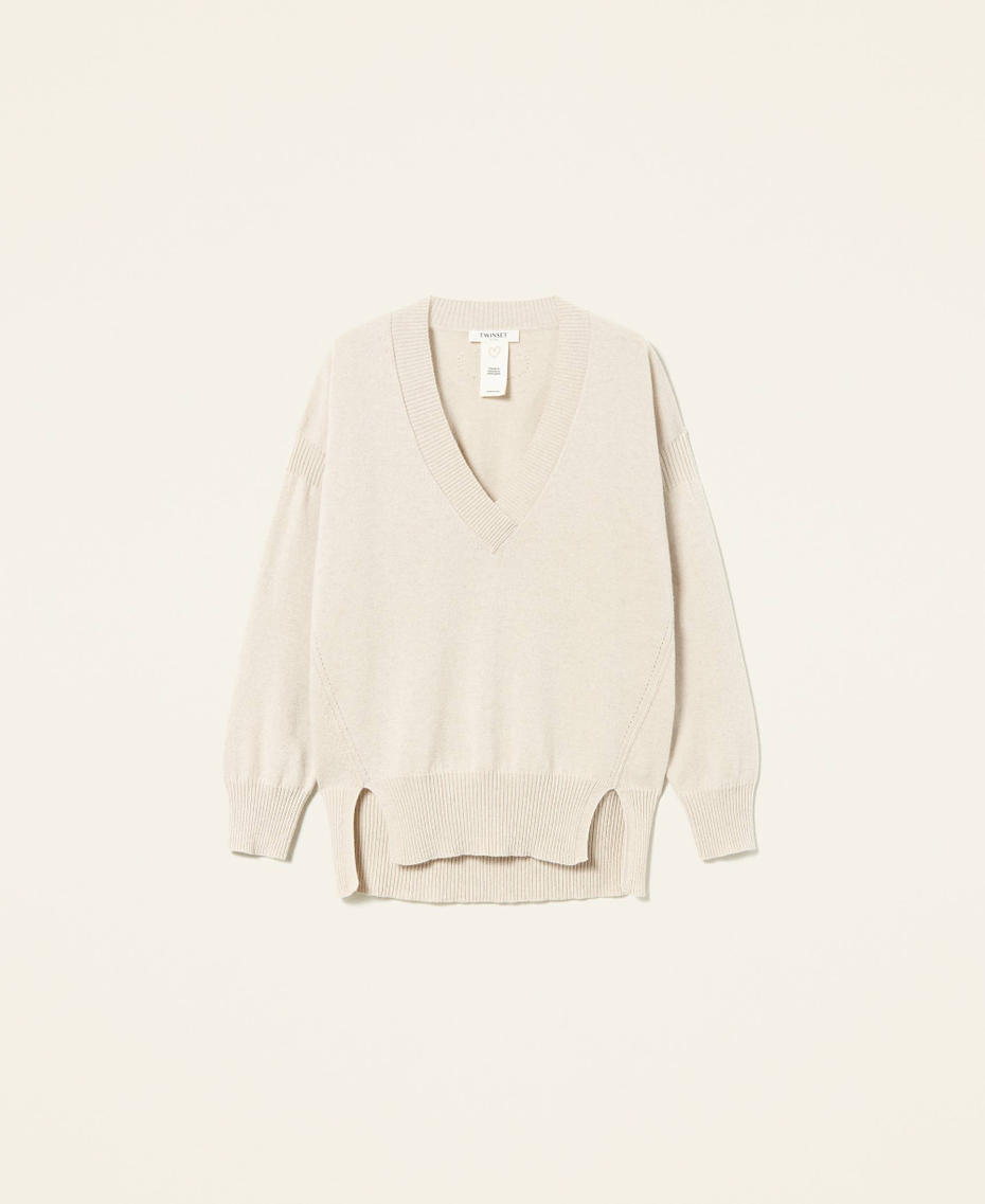 Pull en cachemire m&eacute;lang&eacute; recycl&eacute;