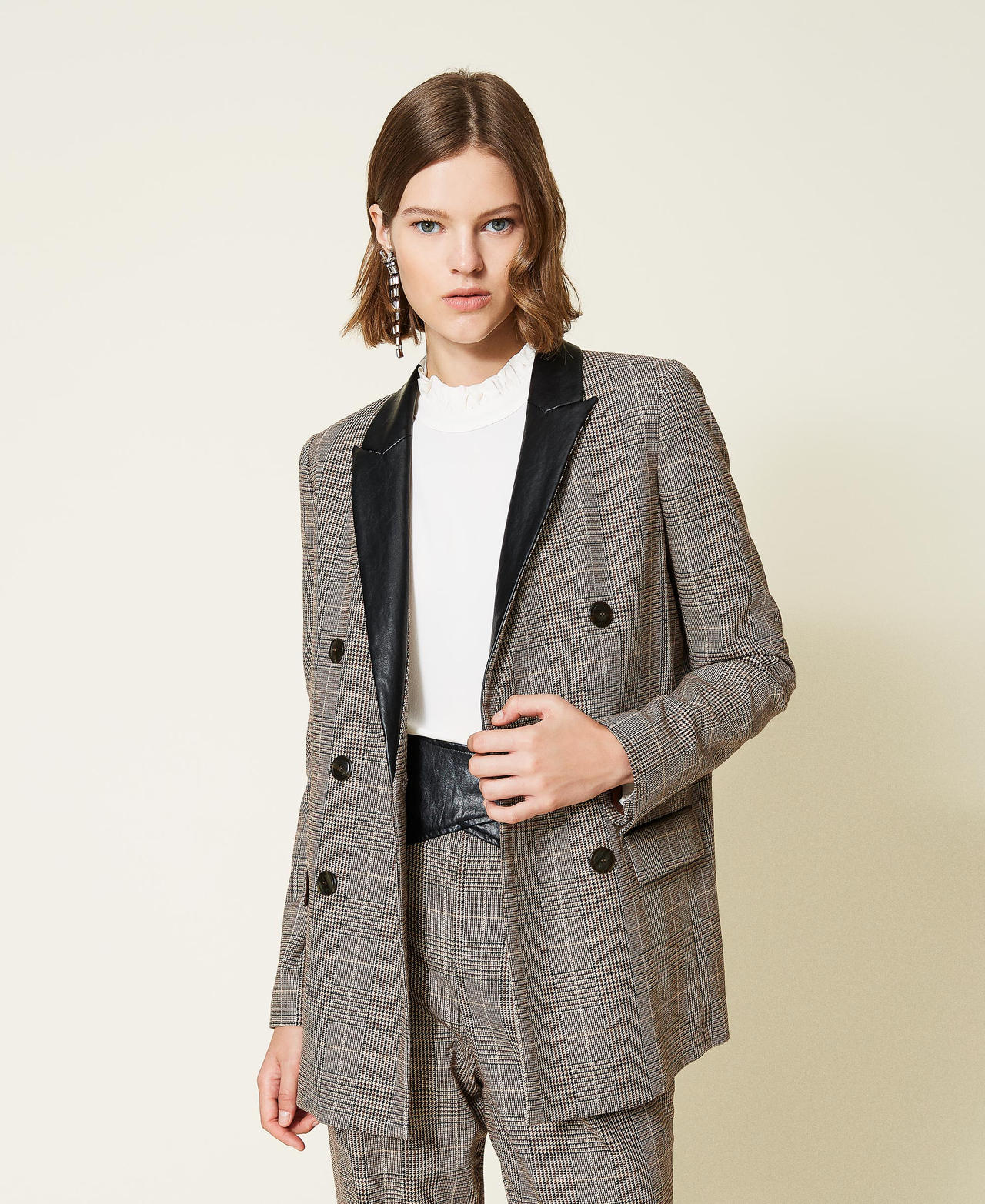 Giacca oversize in double di lana 'Garret'
