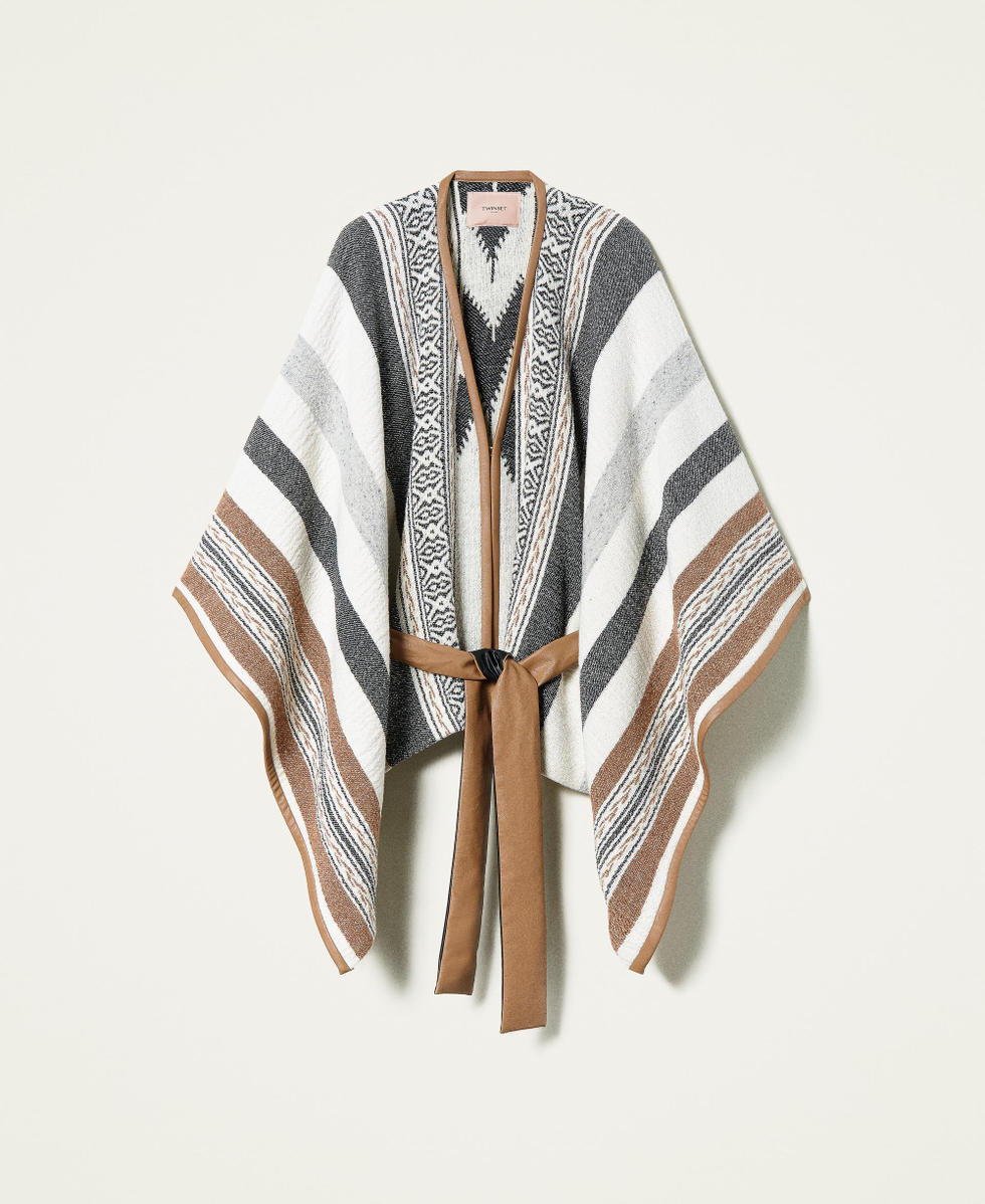 Poncho femme sale laine zara
