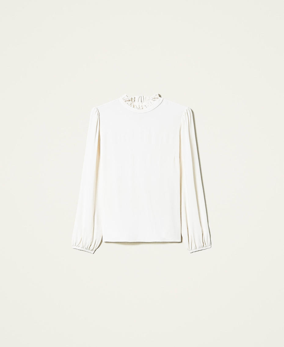 Silk blend blouse White Snow Woman 212TT2301-0S