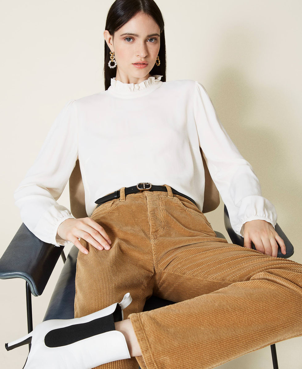 Pantalon beige clearance droit femme