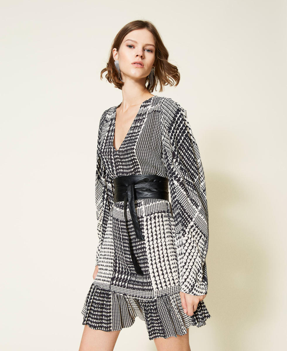 Robe pied de poule zara store