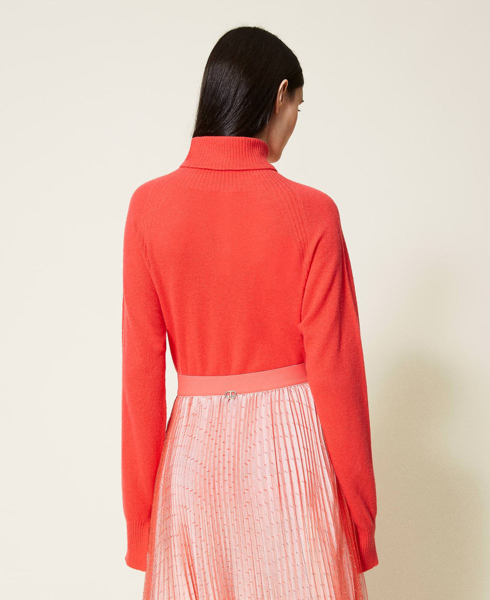 Wool and cashmere jumper "Coral Candy&rdquo; Red Woman 212TT3120-04