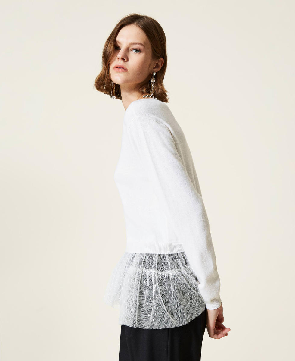 Jupe avec pull en laine hot sale