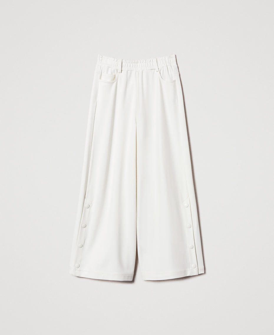 Pantaloni cropped con spacchi White Cloud Donna 251LL2RDD_12105_S0