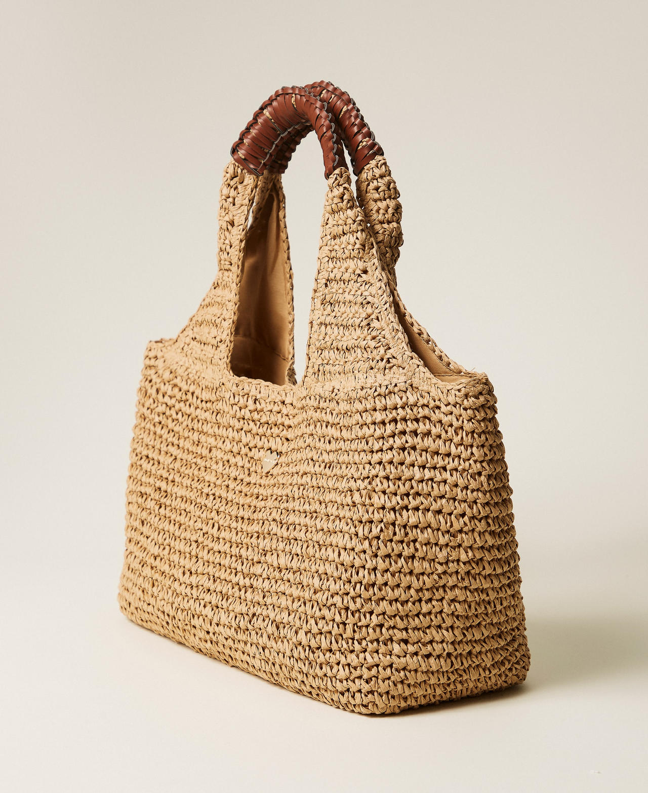 Raffia hobo bag Straw Woman 261LB7BKK_00193_02