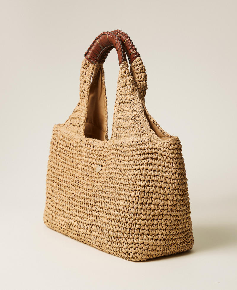 Raffia hobo bag Straw Woman 261LB7BKK_00193_02